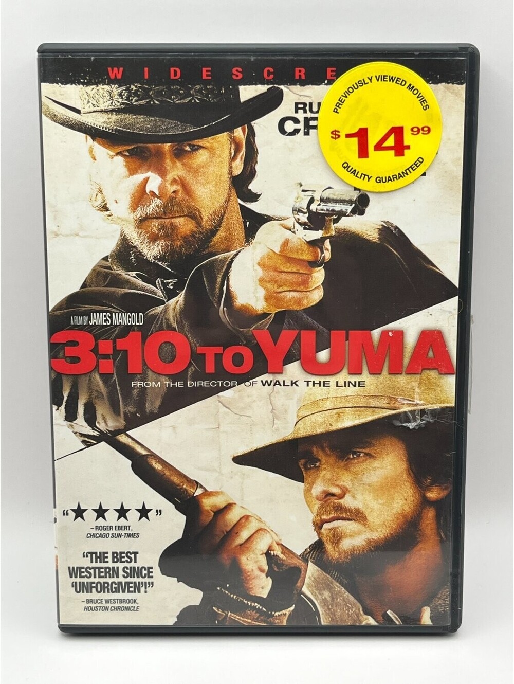 3:10 To Yuma DVD Widescreen Russell Crowe 2007 Westerns James Mangold